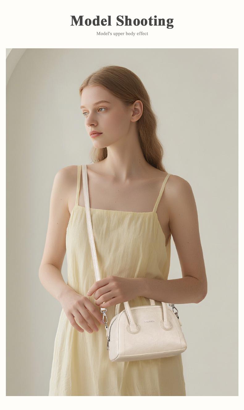 【Gia Bag】NALANDU Tas Selempang Wanita Elegan Fashion Sling Bag Bahu Cewek Kekinian Kulit OOTD Tampil Mewah