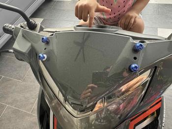 Product Review of Motor Visor Screw Alloy Rubber Bolts Fairing Windshiled M5 WINDSCREEN CAP Skru [Sebiji] LC135 RS150R NVX XMAX nvx155 from 🄸**🄽 🄼**🄳 0