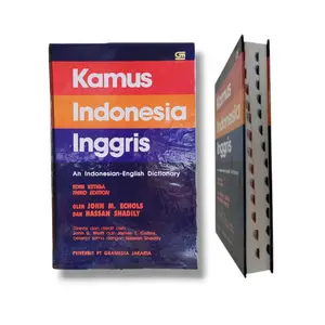 Kamus Bahasa Indonesia Inggris oleh John M. Echols Hard Cover