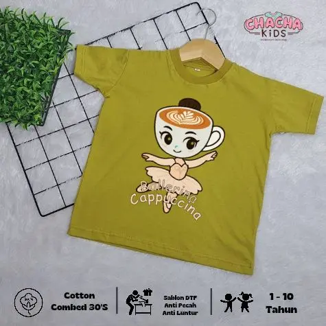 Chacha Kids Balerina Cappuccina Kaos Anak Combad 30’s 2