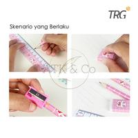 Gambar TRG Stationery Pencil Eraser Ruler Sharpener Set 5 in 1 STA-51 - Set Alat Tulis Pensil Penghapus Penggaris Rautan TRG - Astronaut dari ATK & Co Kota Bandung 4 Tokopedia