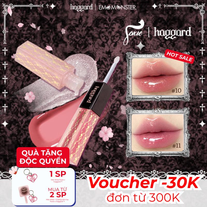   Foxie x haggard  Son Sương Nước Thủy Tinh Hai Đầu EMO Monster Series Double-ended 