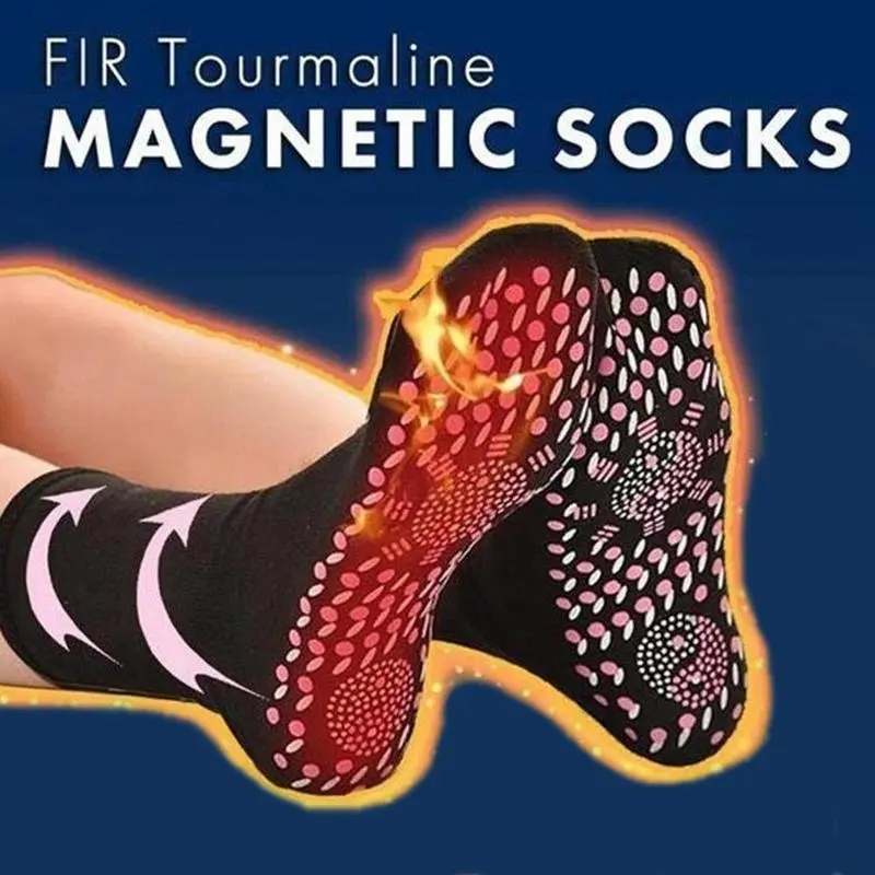 Stokin Terapi  Aura Nano - Urut Sakit Kaki Bengkak Sarung Therapy Magnetic Massage Tumit Pantang Sukan Kesihatan kebas kakiNano Stocking nano Self-Heating Socks