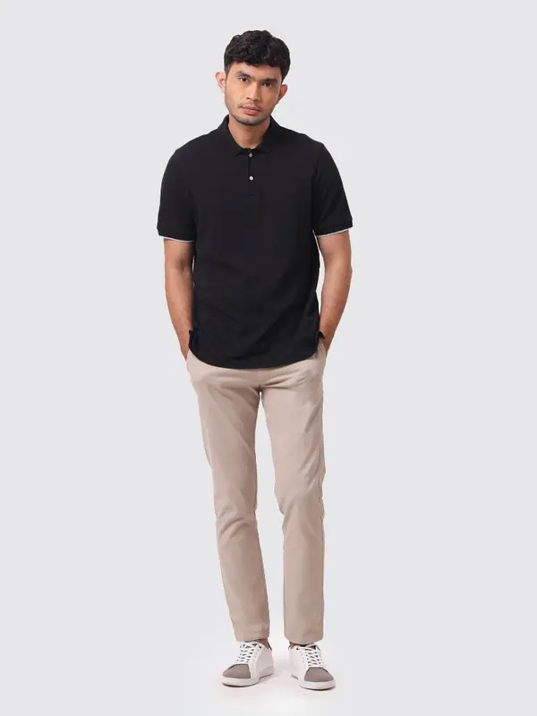 MOC Kaos Polo Lengan Pendek RUSKIN-BLACK 3