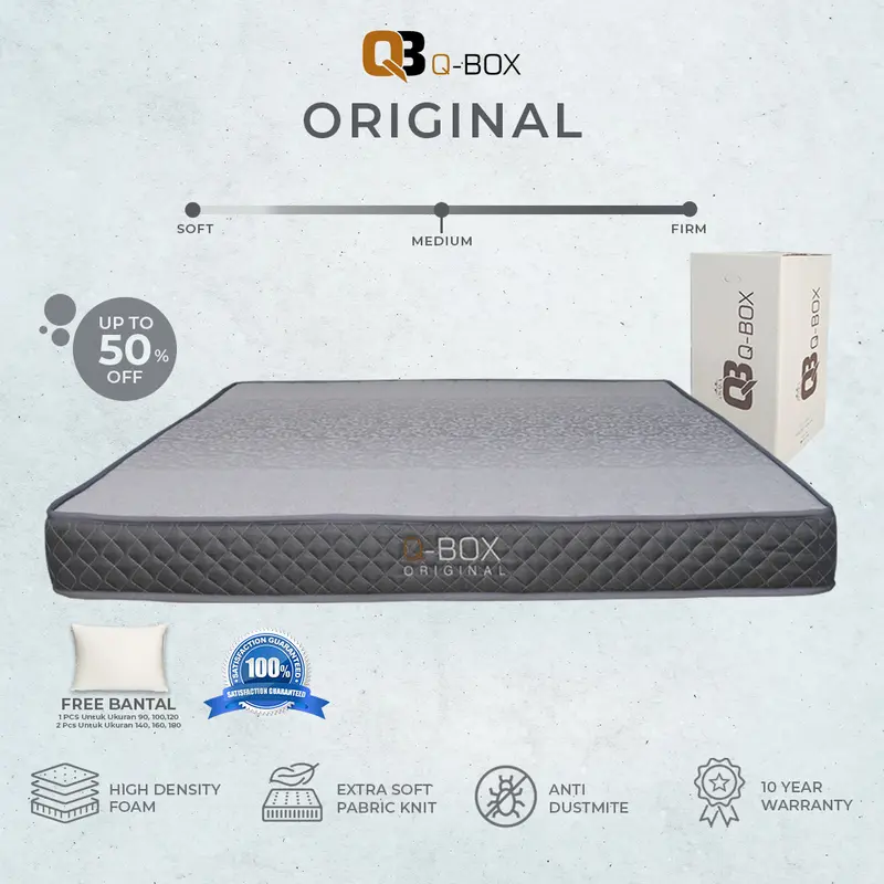 KASUR BUSA QBOX ORIGINAL MATTRESS kasur single 0