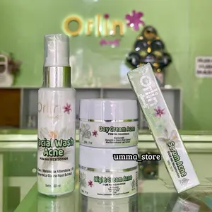(COD ORIGINAL) PAKET ACNE GLOWING ORLIN BEAUTY