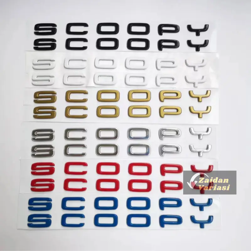 Emblem Scoopy Thailand 2021 2022 Karbu 2018 2019 2016 Scopy 2017 4