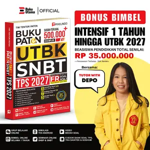 [PRE ORDER] BUKU PATEN UTBK SNBT TPS TES SKOLASTIK  2027 (UPDATE TERBARU) DILENGKAPI FR SOAL ASLI, BIMBEL INTENSIF, DAN VIDEO BEDAH SOAL Soft Cover