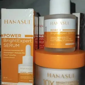 (REAL 10% NIACINAMIDE) HANASUI Power Serum - Cerah Glowing & Cegah Kerutan (Retinol Expert, Bright Expert, Peeling, Acne, Post Acne, Minipore, Bakuchiol, Bright, & Barrier) No Alcohol & Perfume