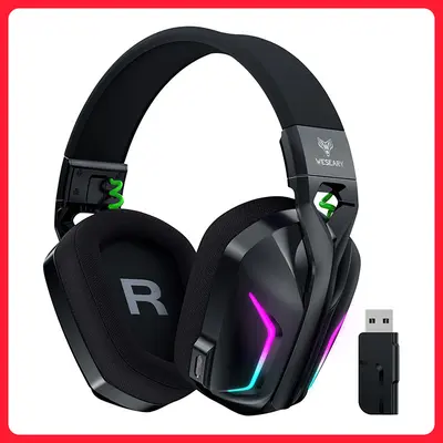 Selected Wireless Gaming Headphones with Mic Bluetooth TikTok Shop