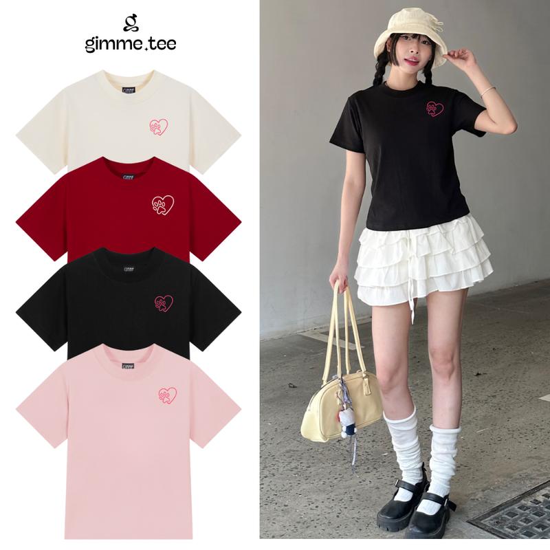  Áo Thun BabyTee Gimme - In Kéo Lụa Chân Mèo - Cotton 250gsm 2 Chiều Cổ Tròn 