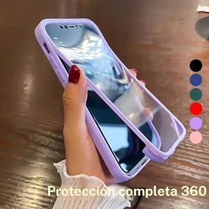 Para Samsung A06 A16 A26 A36 A56 5G S25 Plus S25 Ultra 5G Funda protectora de cuerpo completo 360° frontal + trasera todo incluido