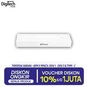 RESMI Apple Pencil Gen 2 | 1 Type C For iPad Pro Air 4 9 10 M2 M3 M4 Mini BNIB Garansi 1 Tahun