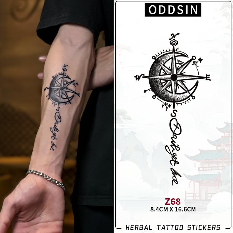 Hình xăm dán cánh tay Hình xăm tạm thời không thấm nước lâu trôi bằng tiếng Anh trải nghiệm xăm 7-15 ngày!