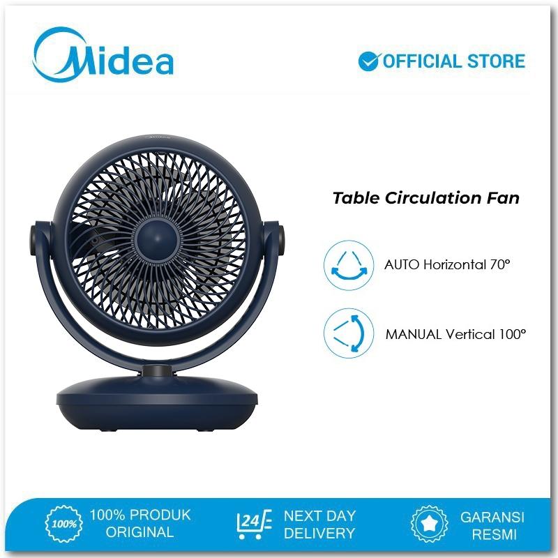 Product Introduction of Kipas Midea  Meja / Table Circulation Fan MFG150M0APB - Mini Size 0