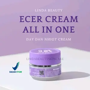 Linda Beauty Ecer Cream All in One Day dan Night Cream Skincare Badan POM