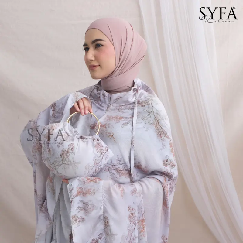 Syfa Rahman - Mukena Dewasa Motif Lasercut | Hameeda Series 2