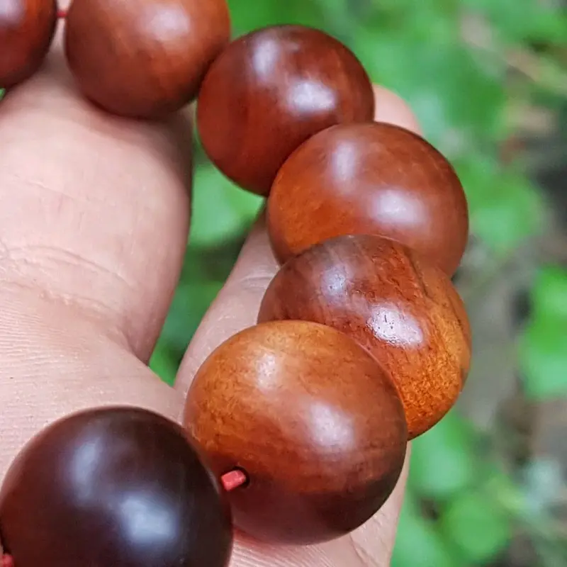 Gelang Kayu Raja 16mm Tidak Tembus Sinar. 1