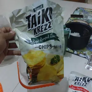 COD HALAL/Taiko Krezz Chips/Keripik Kentang/Cemilan/Promo Murah/Rasa Daging Sapi/Rasa Rumput Laut/Keripik/chips/renyah dan lezat/bahan baku berkualitas/Crispy Chips/Potato/Snack/Kripik