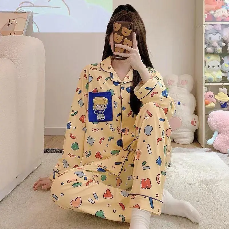 Daily Setelan Piyama Wanita Busui Panjang Pendek renda 3