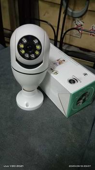 Product Review of HD 1080P Wifi Camera LED Light 360 Wireless Panoramic Home Security CCTV E27 Fisheye Bulb Lamp IP Camera Two Ways Audio White Power from H**z 0
