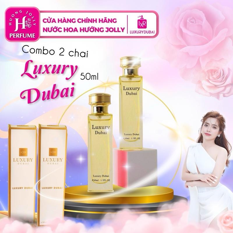   Combo 2 Chai Vàng  Nước Hoa LUXURY DUBAI Chai 50ml - Màu Vàng 