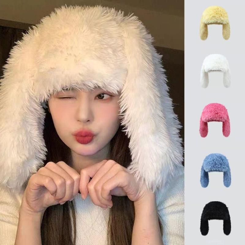 Product Introduction of Mũ Ấm Áp Cho Cosplay Phục Sinh, Mũ Tai Thỏ Cho Bé Gái, Mũ Mùa Đông, Mũ Len, Mũ Tai Thỏ Dài 9