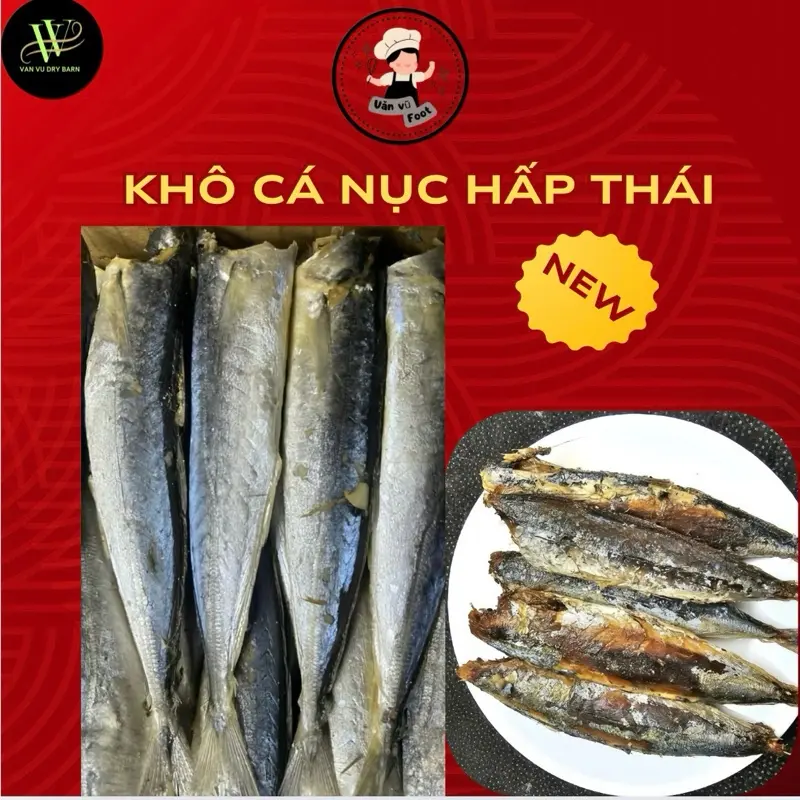 Khô cá nục thái hấp sấy vị vừa ăn Foot 1.KG size 18-22 con
