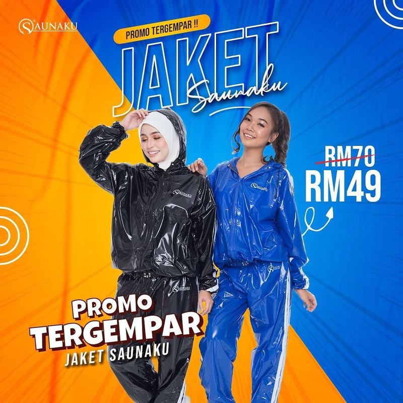 Jaket Sauna Suit - Gym Workout Exercise Suit | Size XL 3XL T - TikTok ...