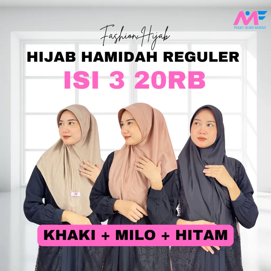 Khaki + Millo + Hitam