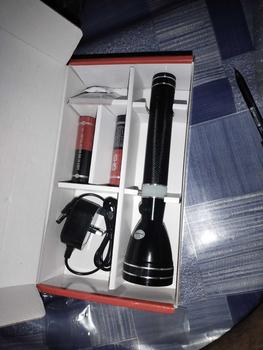Product Review of GHS Torch Light Camping Waterproof Portable Alloy Lights Power Home Lighting - Box, Black Torchlight Outdoor Hiking Sports from M**I ⭐** 2