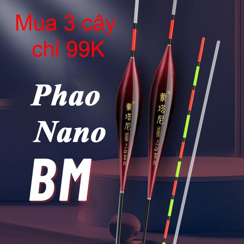 Phao Nano BM Câu Cá Rô Phi, Cá Chép, Cá Diếc - Polycarbonate Chống Bám Bẩn, Ố Vàng - Bắt Cá, Đi Câu
