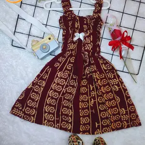 TERMURAH Dress Kerut Anak 1-4 Tahun RANDOM/Daster Kerut Smok/Rayon Santung Terlaris Bunda Perempuan Cewek