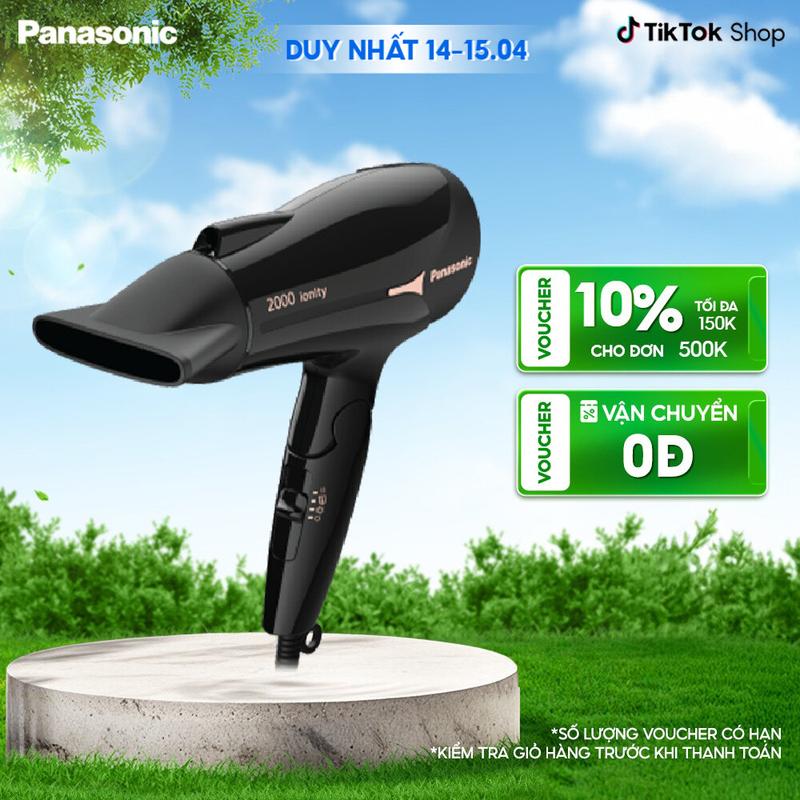 Máy Sấy Tóc ionity Panasonic EH-NE66-K645 – Công nghệ ionity bảo vệ và chăm sóc tóc bóng mượt – Công suất cực mạnh 2000W – Có đầu sấy tạo kiểu - Hàng chính hãng