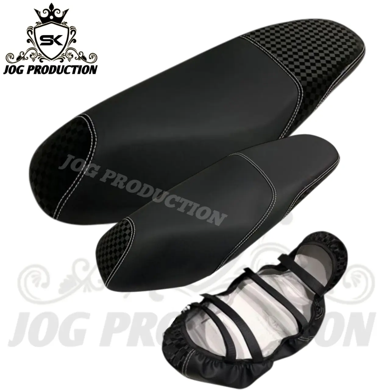 COVER JOK MOTOR TINGGAL PASANG MODEL TERBARU 3D CATUR JAHIT X RIDE BAHAN TEBAL-vario-beat-scoopy-pcx-