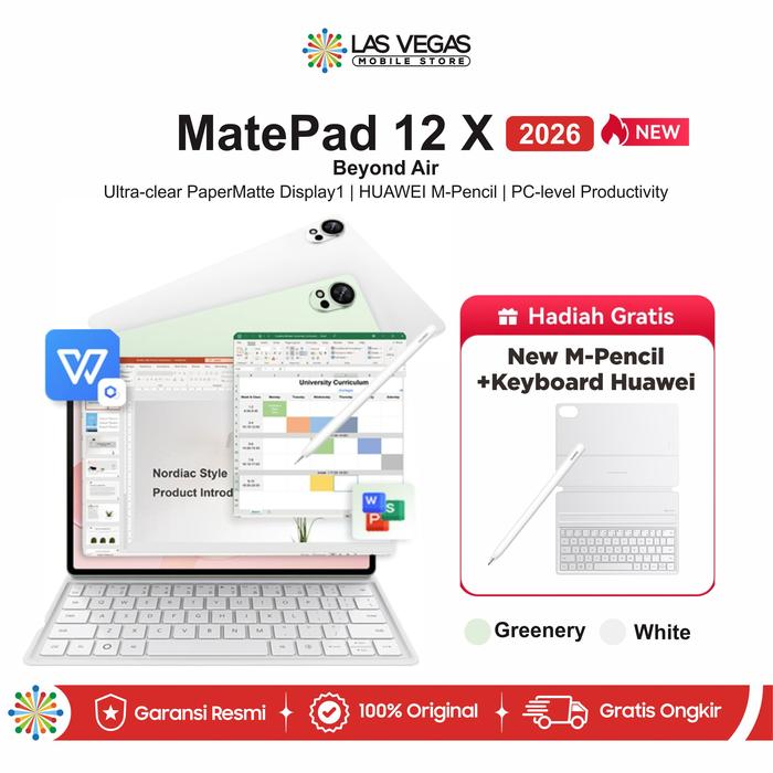 Jual HUAWEI MatePad 12 X 2026 Tablet l PC-Level WPS 3.0 l Layar ...