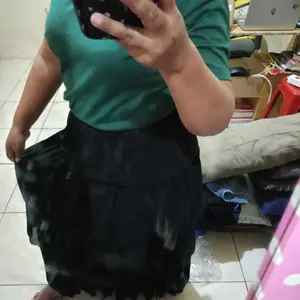 Yuri Rok Rempel Ceruty Babydoll Premium – Rok Korean Style Maxi Terbaru