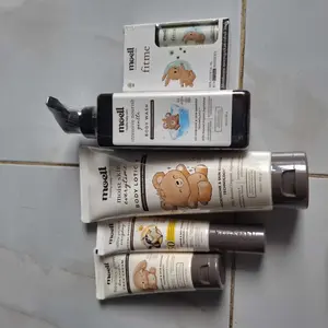 Moell Bundling Skin Protection Body Lotion 185gr & Physical Sunscreen 30gr & Face Cream 40gr - Physical Sunscreen SPF 50(+) PA(++++) - Dengan Microbiome Teknologi Formulasi Dokter