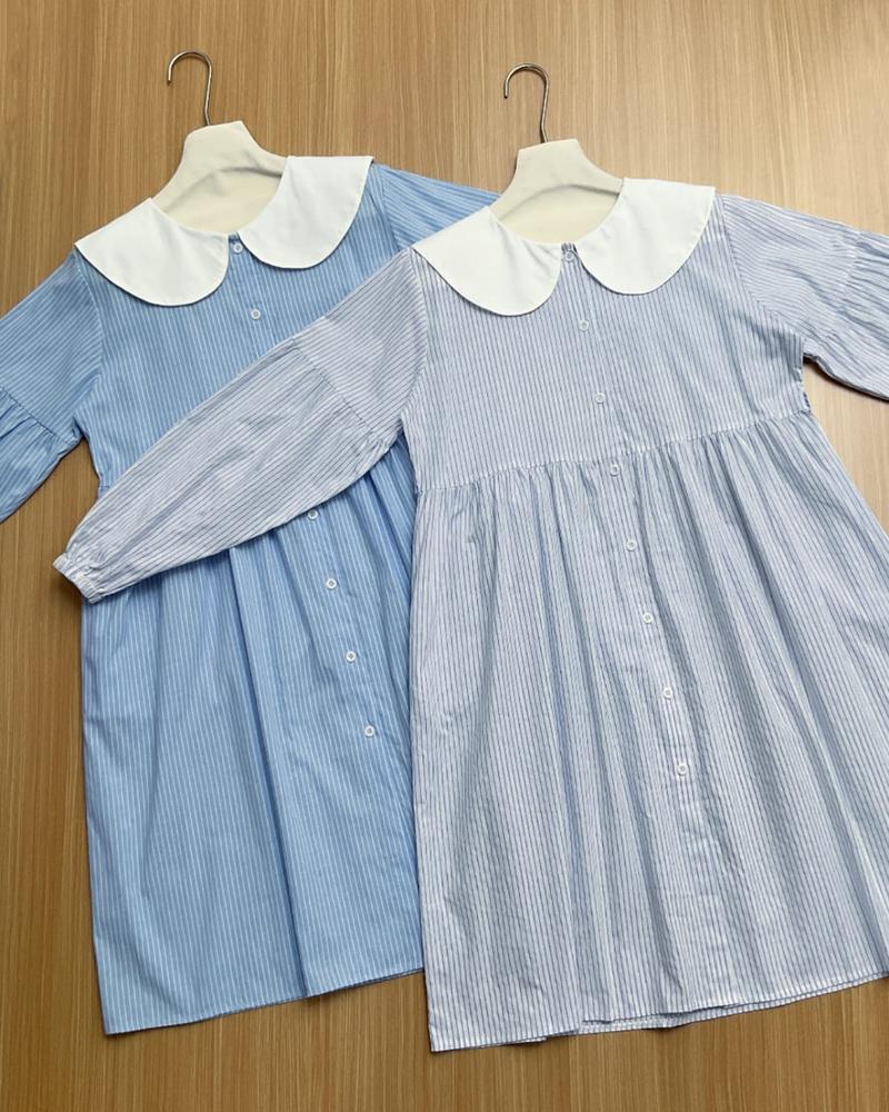 Product Introduction of NAEMAH STRIPE COTTON CUTE TUNIC 2