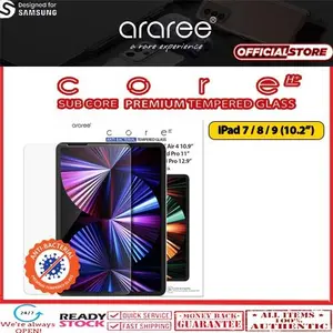 Tempered Glass Compatible With iPad 7 8 9 10.2 Inch ARAREE SUB CORE Premium Screen