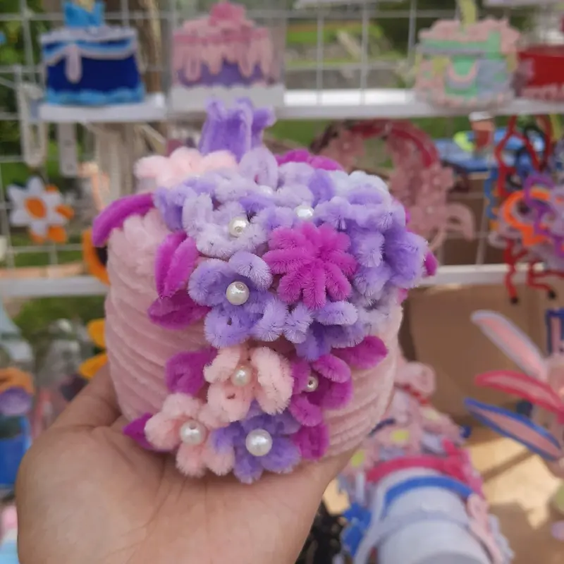 toples penyimpanan/Kue Ulang Tahun Kawat Bulu - Pilihan Hadiah yang Unik dan Personal 0
