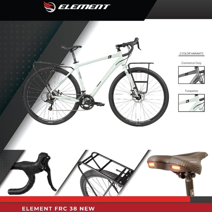 Promo ELEMENT Sepeda Balap Gravel ROADBIKE ELEMENT FRC 38 Frame Alloy ...