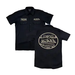 ZURO CLOTHING Workshirt  VON DUTCH  kemeja kerja PDH pria wanita