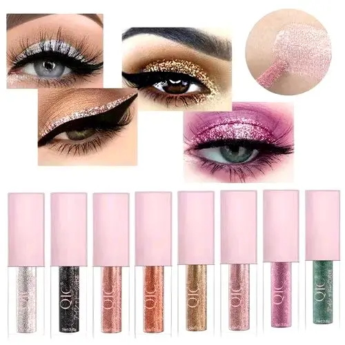 Qic Liquid eyeshadow Glitter Waterproof Kosmetik