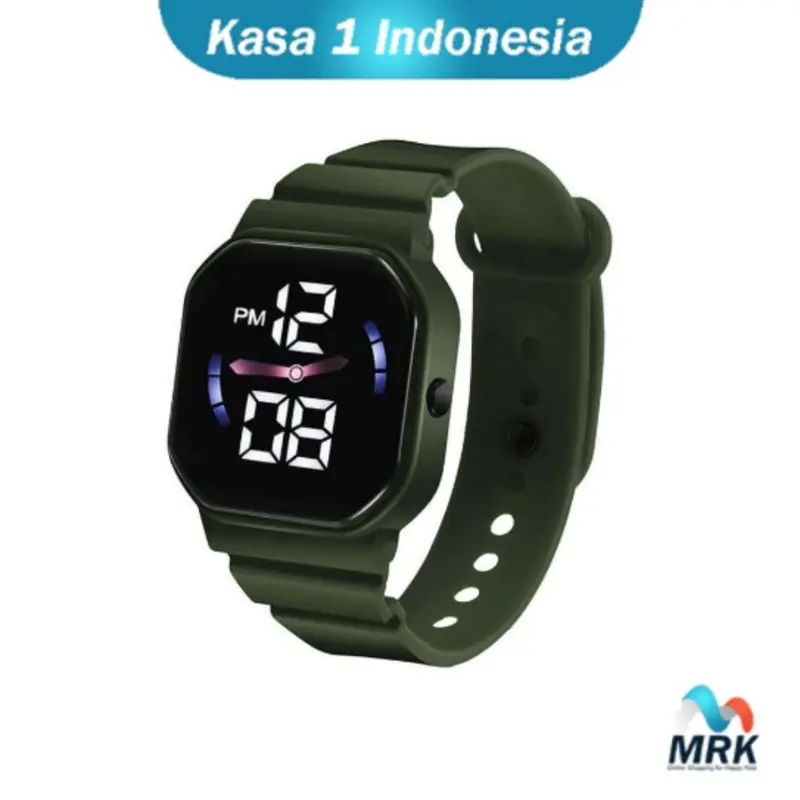 Jam Tangan Anak Laki-laki Kotak Keren Import / Jam Anak Cowok Kotak Terbaru 4