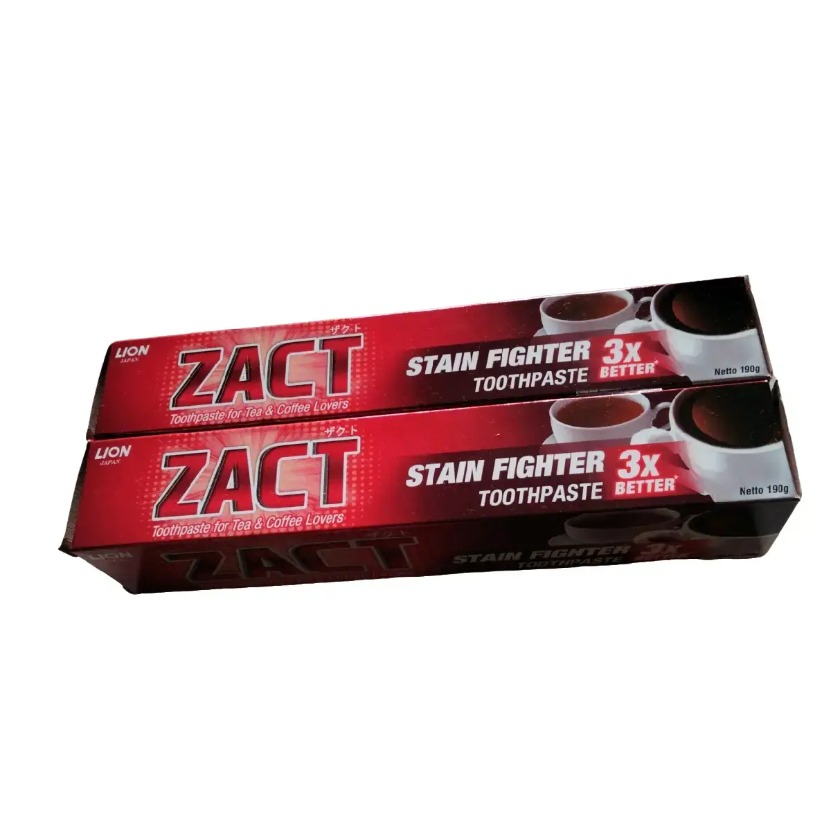 bundling 2pcs - 4pcs zact stain fighter 190gr untuk pecinta teh dan kopi