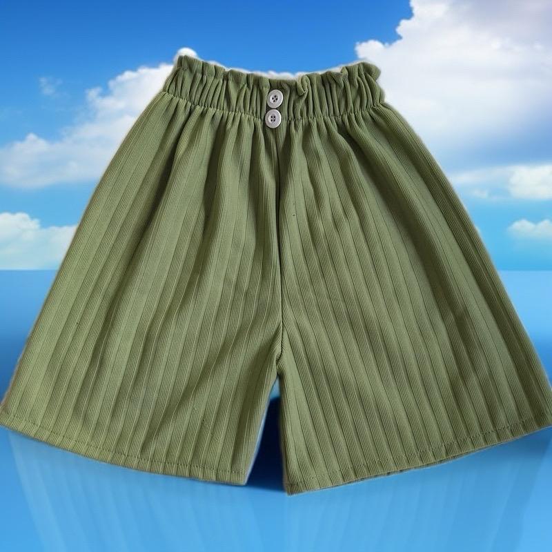 PAKET 3 PCS Celana Pendek Knit Anak Perempuan Usia 4-12 Tahun Cantik Fashion Model Kekinian Bahan Knit Maxiline Premium Polos Elegan