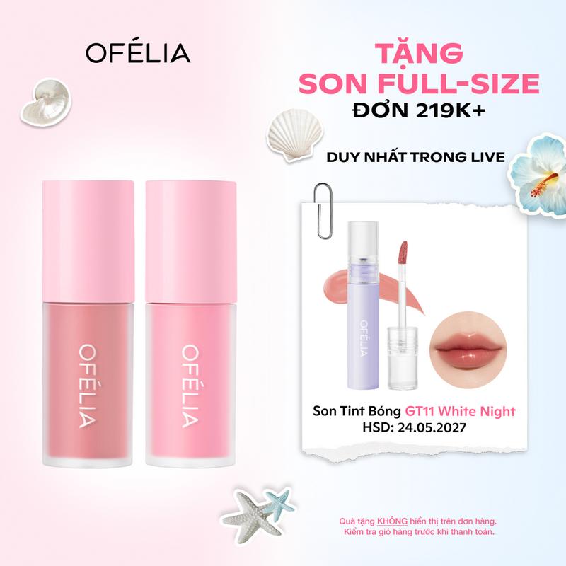 [MISTYNOW V3] Combo 2 Má Hồng Kem OFÉLIA Lolli Liquid Blush (2 x 4.6g)