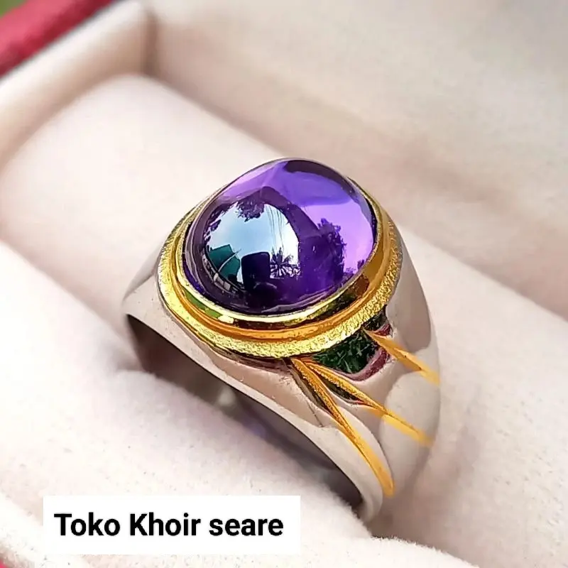 CINCIN BATU KECUBUNG UNGU MINIMALIS SUPER KEREN TOP QUALITY