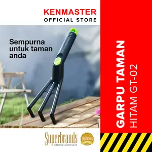 Kenmaster Alat Kebun - Garpu Hitam Plastik / Garpu Berkebun / Garden Tool / Garukan Berkebun / Garden Tools / Alat Berkebun - GARD018